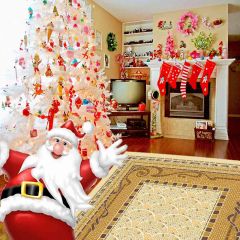 Distribute Xmas Gifts Photography Scenery Backdrop Christmas Theme Banner EHY-085