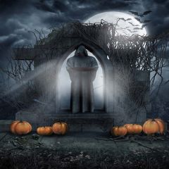 The Darkness Of Death Photography Scenery Backdrop Halloween Theme Banner EHY-104