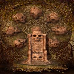 Tombstone Photography Scenery Backdrop Halloween Theme Banner EHY-129