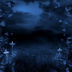 Away Danger Photography Scenery Backdrop Night Theme Banner EHY-142