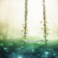 A Trapeze Photography Scenery Backdrop Fantasy Theme Banner EHY-179