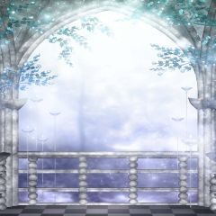 A Quiet Place Photography Scenery Backdrop Arches or Pillars Theme Banner EHY-184