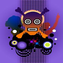 Bone Warrior Photography Scenery Backdrop Music Dance Theme Banner EHY-303