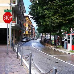 Quiet Streets Photography Scenery Backdrop Streetscape Theme Banner EHY-338