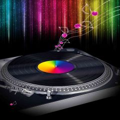 Melodious Music Photography Scenery Backdrop Music Dance Theme Banner EHY-357