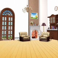 Spacious Room Photography Scenery Backdrop Indoor Theme Banner EHY-384