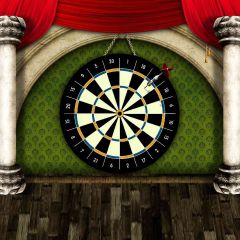 Dart Board Photography Scenery Backdrop Stage Carpet Theme Banner EHY-386