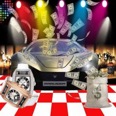 Luxury Goods Show Photography Scenery Backdrop Luxury Theme Banner EHY-391