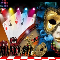 Carnival Dance Party Photography Scenery Backdrop Luxury Theme Banner EHY-392