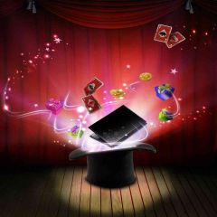 Magic Show Photography Scenery Backdrop Luxury Theme Banner EHY-396