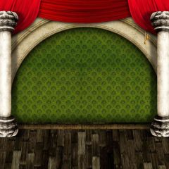 Simple Stage Photography Scenery Backdrop Stage Carpet Theme Banner EHY-401