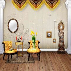 Exquisite European-Style Home Photography Scenery Backdrop Indoor Theme Banner EHY-459