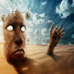 Exotic Desert Scene Photography Scenery Backdrop Fantasy Theme Banner EHY-469