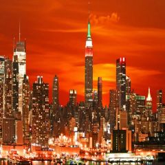 Building Sunset Light Photography Scenery Backdrop Architectural Theme Banner EUV-088