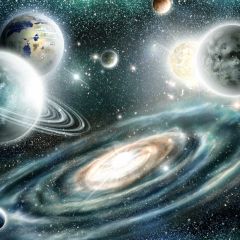 Universe Star Photography Scenery Backdrop Cosmic Space Theme Banner EUV-213