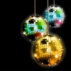 Ball Light Black Photography Scenery Backdrop Music Dance Theme Banner EUV-445