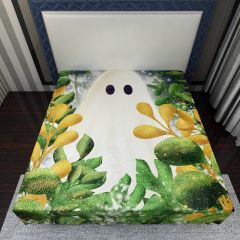 Ghost Nature Flowers Flat Sheet FST-0004
