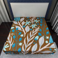 Flowers Leaves Plants Flat Sheet FST-0012