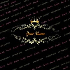 Sweet Happy Birthday Banner Photography Scenery Backdrop Step and Repeat Banner Theme Banner IYC-007