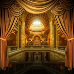 Curtain Arch Ceiling Lamp Photography Scenery Backdrop Stage Carpet Theme Banner IYC-105