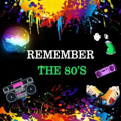 Graffiti Remember The 80'S Video Colour Ball Photography Scenery Backdrop Graffiti Theme Banner IYC-140