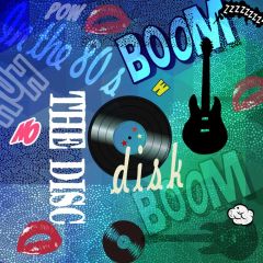 Graffiti Boom The Disc Guitar Photography Scenery Backdrop Graffiti Theme Banner IYC-143