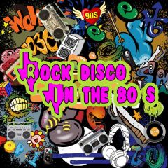 Graffiti Rock Disco On The 80S Video Wow Photography Scenery Backdrop Graffiti Theme Banner IYC-162