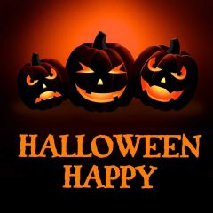 Halloween Pumkin Latern Horror Photography Scenery Backdrop Halloween Theme Banner IYC-340