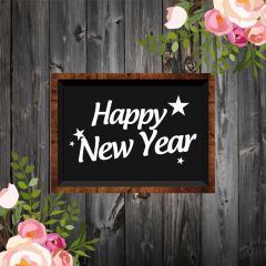 New Year Brick Board Flower Photography Scenery Backdrop Festival Celebration Theme Banner IYC-423