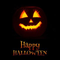 Lantern Black Gloomy Photography Scenery Backdrop Halloween Theme Banner IYC-469