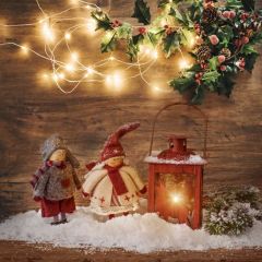 Character Light Snow Plant Photography Scenery Backdrop Christmas Theme Banner IYC-606