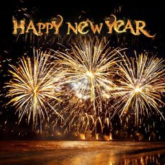 Firework Night Road Photography Scenery Backdrop Festival Celebration Theme Banner IYC-770