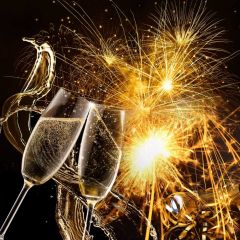 Glass Light Firework Photography Scenery Backdrop Festival Celebration Theme Banner IYC-831