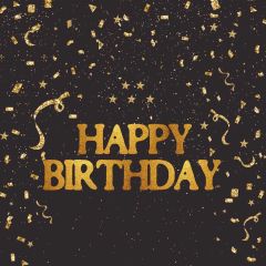 Birthday Star Photography Scenery Backdrop Birthday Party Theme Banner IYC-957