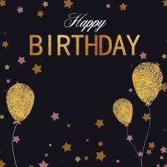 Birthday Balloon Star Photography Scenery Backdrop Birthday Party Theme Banner IYC-958