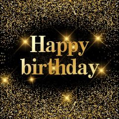 Birthday Shinning Photography Scenery Backdrop Birthday Party Theme Banner IYC-964