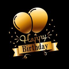 Birthday Balloon Photography Scenery Backdrop Birthday Party Theme Banner IYC-968