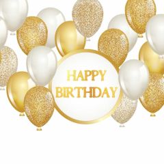 Birthday Balloon Photography Scenery Backdrop Birthday Party Theme Banner IYC-969