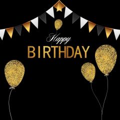 Birthday Balloon Ribbon Photography Scenery Backdrop Birthday Party Theme Banner IYC-970
