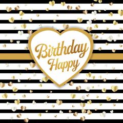 Birthday Heart Photography Scenery Backdrop Birthday Party Theme Banner IYC-978