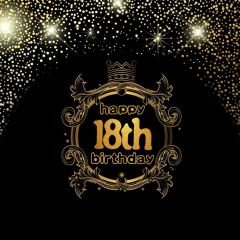 Birthday Shinning Spot Photography Scenery Backdrop Birthday Party Theme Banner IYC-997