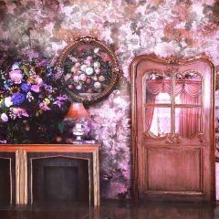 Flowery Wall Photography Scenery Backdrop Indoor Theme Banner MNH-031