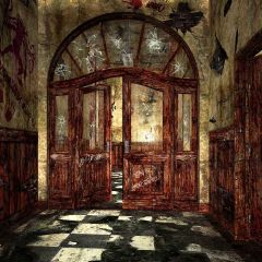 Mottled House Photography Scenery Backdrop Indoor Theme Banner MNH-084