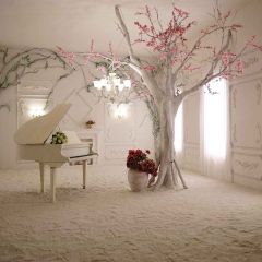 Fancy House Photography Scenery Backdrop Indoor Theme Banner MNH-086