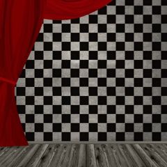 Black And White Pattern Photography Scenery Backdrop Wall Theme Banner MNH-124