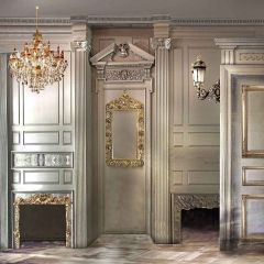 Graceful House Photography Scenery Backdrop Indoor Theme Banner MNH-136