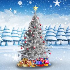 Wonderful Christmas Tree Photography Scenery Backdrop Christmas Theme Banner MNH-192