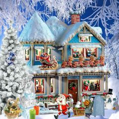 Cute Christmas Photography Scenery Backdrop Christmas Theme Banner MNH-197