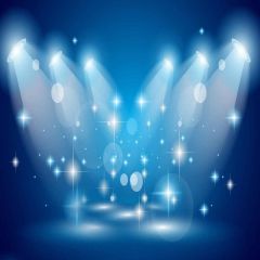 Abstract Spotlight Photography Scenery Backdrop Starlight Shine Theme Banner MNH-241