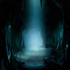 Evil Cave Photography Scenery Backdrop Forest Theme Banner MNH-340